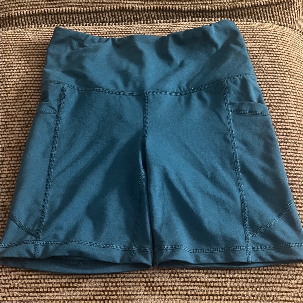 Velocity Dark Turquoise Athletic Shorts